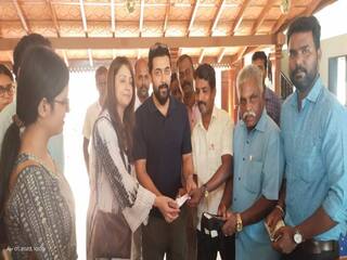 Actor surya: கீழடி அருங்காட்சியத்தை  குடும்பத்தினருடன் பார்வையிட்ட நடிகர் சூர்யா