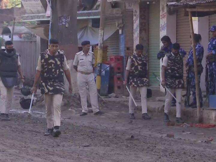 Security personnel have been deployed across Nalanda in wake of yesterday's clash between two groups.