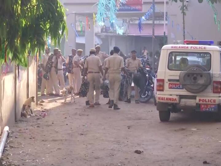 In Nalanda, Police were seen patrolling the area where the groups clashed. Over 20 people were arrested following this clash.