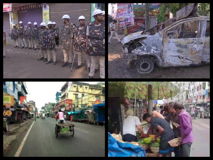 Post the Ram Navami violence in Nalanda and Howrah, security forces have been deployed in Nalanda to bring the situation under control while peace returns to Howrah.