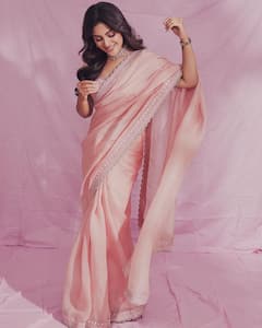 Samyuktha Menon: పింక్ శారీలో భీమ్లానాయక్ బ్యూటీ సంయుక్త మీనన్ ఎంత అందంగా ఉందో!