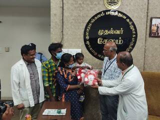 Cardiac surgery on 20-month-old child... Salem Government Hospital achievement. Cardiac Surgery:20 மாத குழந்தைக்கு இருதய அறுவை சிகிச்சை... சேலம் அரசு மருத்துவமனை சாதனை.