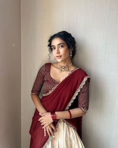 Aakanksha Singh Photos: ట్రెడిషనల్ లుక్ లో ముద్దుగా ఉన్న ఆకాంక్ష సింగ్