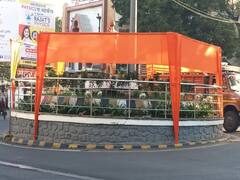 Mahavikas Aghadi Sabha : 'मविआ'च्या सभेनिमित्त छत्रपती संभाजीनगर शहरातील चौक झाले भगवेमय