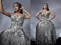 Bhumi Pednekar Photos: सिल्वर गाउन पर माथा पट्टी पहन भूमि ने बिखेरा हुस्न का जलवा... तस्वीरें पर ठहर जाएंगी नजरें