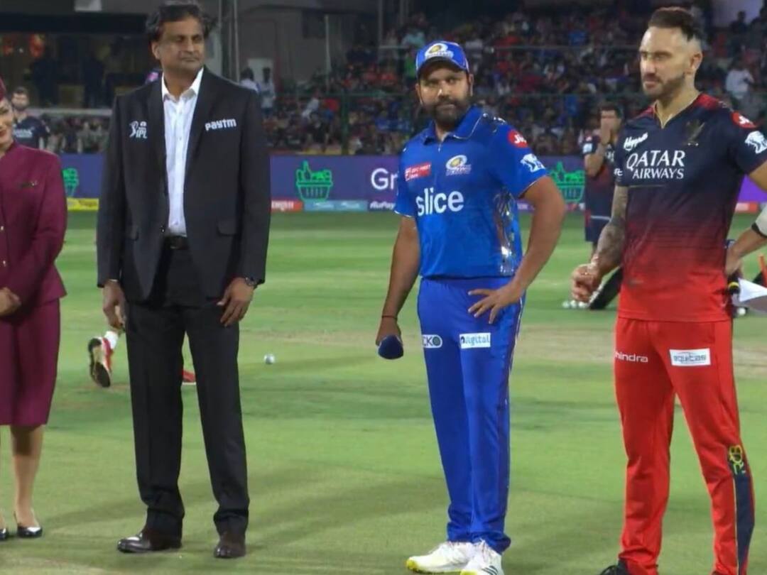 RCB Vs MI: Royal Challengers Bangalore Won the Toss Chose to Bowl Against Mumbai Indians RCB Vs MI: టాస్ గెలిచిన బెంగళూరు - రోహిత్ సేనకు బ్యాటింగ్!