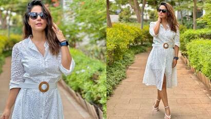 Hina Khan Pics: ਹਿਨਾ ਖਾਨ ਇਨ੍ਹੀਂ ਦਿਨੀਂ ਆਪਣੀਆਂ ਬੋਲਡ ਤਸਵੀਰਾਂ ਨੂੰ ਲੈ ਕੇ ਇੰਟਰਨੈੱਟ ਤੇ ਤਹਿਲਕਾ ਮਚਾ ਰਹੀ ਹੈ। ਹਿਨਾ ਜਦੋਂ ਵੀ ਤਸਵੀਰਾਂ ਇੰਸਟਾਗ੍ਰਾਮ ਤੇ ਸ਼ੇਅਰ ਕਰਦੀ ਹੈ ਤਾਂ ਉਹ ਪ੍ਰਸ਼ੰਸਕਾਂ ਚ ਤੇਜ਼ੀ ਨਾਲ ਵਾਇਰਲ ਹੋ ਜਾਂਦੀ ਹੈ।