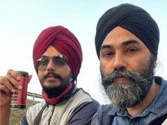 होशियारपुर डेरे के बाहर मुंह छुपाता दिखाई दिया भगोड़े अमृतपाल का साथी पपलप्रीत, दोनों ने बदला अपना-अपना रास्ता