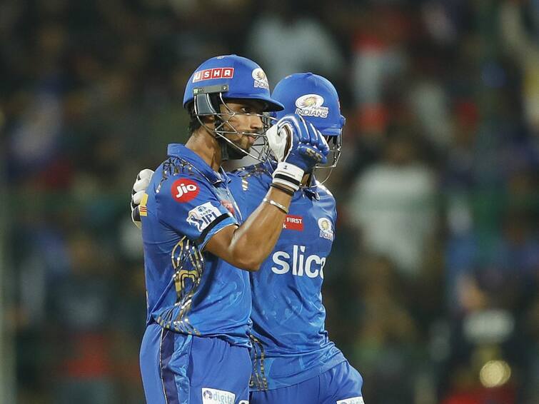 RCB Vs MI: Mumbai Indians Scored 171 Runs For Five Wickets Against Royal Challengers Bangalore RCB Vs MI: తిలక్ వర్మ మాస్ బ్యాటింగ్ - బెంగళూరుకు ముంబై ఎంత టార్గెట్ ఇచ్చింది?