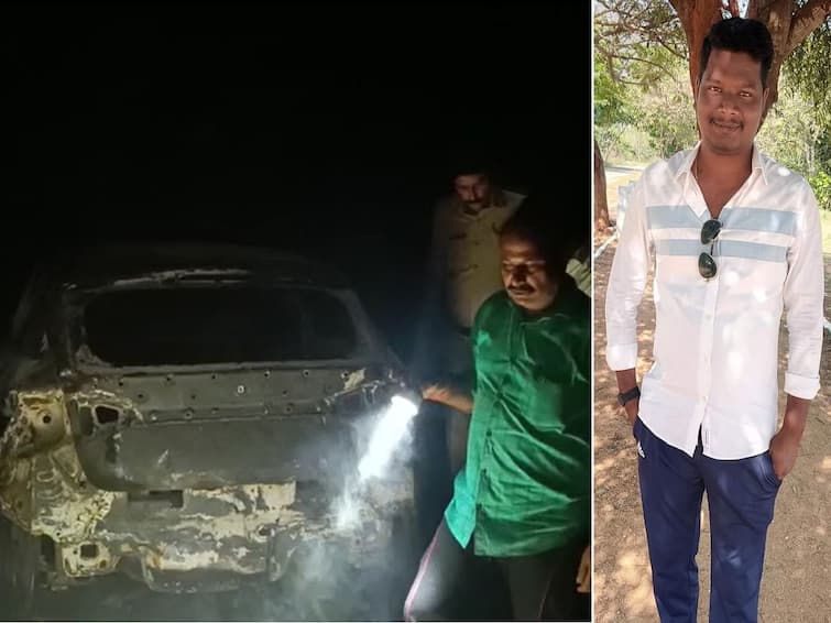 కారును దగ్ధం చేసిన దుండగులు సాఫ్ట్‌వేర్ ఇంజనీర్‌ను సజీవ దహనం చేశారు