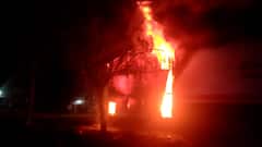 নলহাটির মোটর পার্টসের দোকানে আগুন, ভষ্মীভূত গোটা দোকান