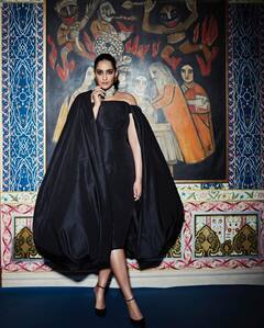 Sonam Kapoor Radiates Elegance In A Black Bubble Gown At NMACC Day 2 Gala - SEE PICS