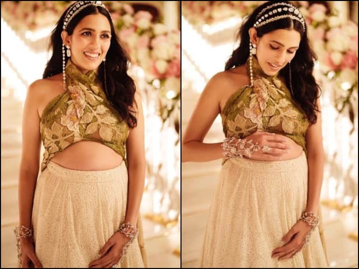 Akash Ambani Wife Shloka Mehta pregnant for the second time her pictures flaunting baby bump goes viral Mukesh Ambani के घर में फिर गूंजेंगी किलकारियां, बहू श्लोका मेहता हैं प्रेग्नेंट, टू पीस में फ्लॉन्ट किया बेबी बंप