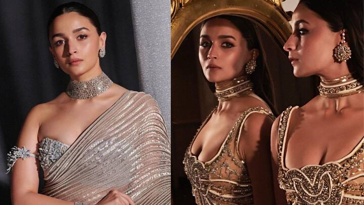 Alia Bhatt: উজ্জ্বল পোশাকে আবারও লাইমলাইট নিজের দিকে কেড়ে নিলেন আলিয়া ভট্ট।