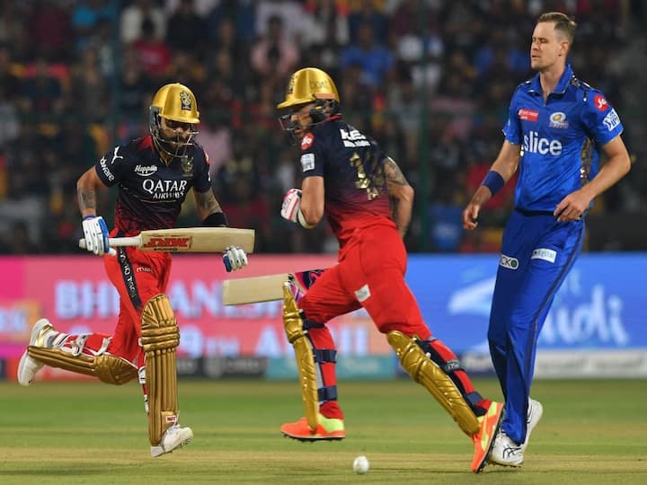 IPL 2023: RCB won the match by 8 wickets against MI in Match 5 at M Chinnaswamy Stadium MI vs RCB, Match Highlights: Mumbai's Wait For Win In Season Opener Continues As Bangalore Beat Them By 8 Wickets