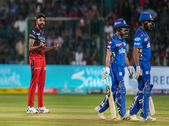 The second match of the double header on Sunday will be played at the M Chinnaswamy Stadium in Bengaluru between the Royal Challengers Bangalore and the Mumbai Indians. (Image Source: PTI)