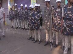 सासाराम में फिर हुई बमबाजी, SSB जवानों ने किया फ्लैगमार्च, अब तक 32 गिरफ्तार