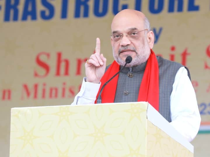 Amit Shah Bihar Visit JDU leader Vijay Chaudhary Attacks Home minister for not doing appeal of Peace Amit Shah Bihar Visit: हिंसा के बीच बिहार का दौरा कर घिरे अमित शाह, जदयू नेता बोले- हमदर्दी होती तो शांति की अपील करते