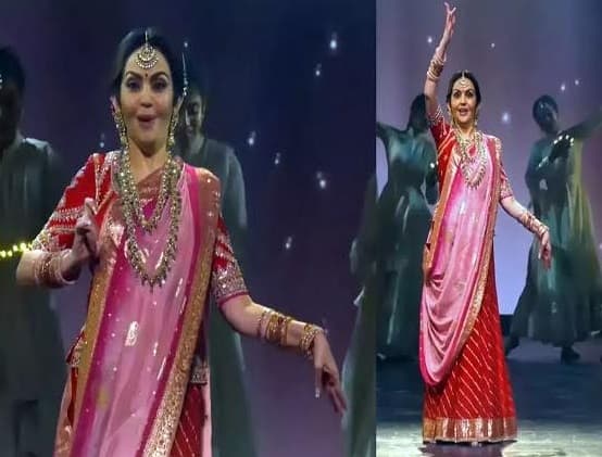 Nita Ambani's dance performance on Raghupati Raghav Raja Ram goes viral. Watch video Watch: NMACCના ગ્રાન્ડ ઓપનિંગમાં Nita Ambaniએ કર્યું ભરતનાટ્યમ, મિનિટોમાં વીડિયો વાયરલ