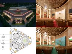 Photos: अंदर से ऐसी है नई वाली संसद... शानदार इंटीरियर, हर सीट पर लगी ये खास टेक्नोलॉजी काफी मजेदार है!