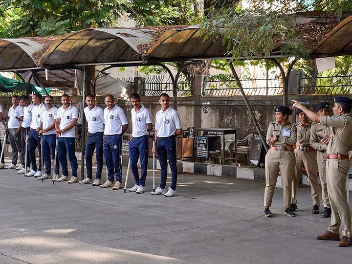 Security was beefed up today outside the Surat District and Sessions Court ahead of Rahul Gandhi’s visit in a criminal defamation case over his ‘Modi surname’ remark.
