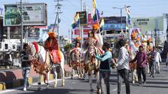 Mahavir Jayanti 2023: महावीर जयंती पर उदयपुर में निकली भव्य शोभायात्रा, 22 झांकियां और 1500 बाइक हुए शामिल