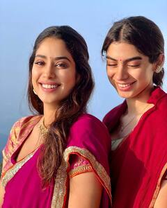 Janhvi Kapoor Pics: बहन खुशी संग फोटो शेयर कर जाह्नवी कपूर ने लुटाया प्यार, फैंस बोले- 'रियल सिस्टर गोल'