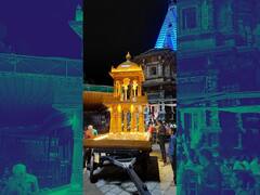 Ambabai Mandir Rathotsava : करवीर निवासिनी श्री अंबाबाईच्या रथोत्सवासाठी नव्याने बनवलेल्या रथाची चाचणी; 6 एप्रिलला होणार रथोत्सव