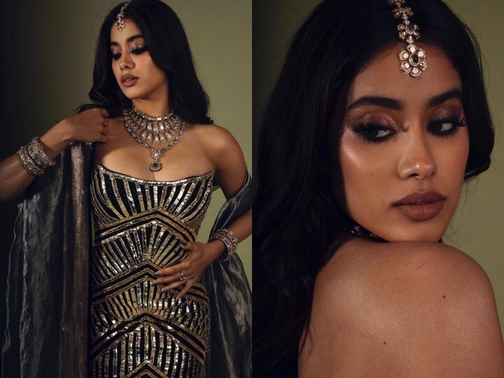 Janhvi Kapoor recently wore a stunning gown by Manish Malhotra.