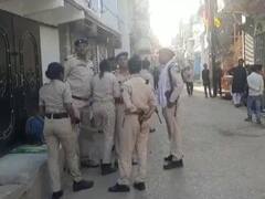 सासाराम में आज तड़के घर पर हुई बमबाजी, SSB जवानों ने किया फ्लैगमार्च