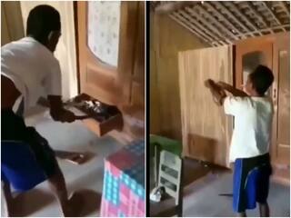 Video: आलमारी में घुसे किंग कोबरा को पंखे की तरह हवा में नचाया, रेस्क्यू देख खड़े हो जाएंगे रोंगटे