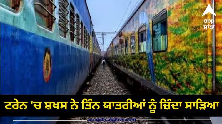 kerala man sets co passenger on fire in train 3 dead 8 injured police suspect terror angle Train Fire : ਟਰੇਨ 'ਚ ਸ਼ਖਸ ਨੇ ਪੈਟਰੋਲ ਪਾ ਕੇ ਤਿੰਨ ਯਾਤਰੀਆਂ ਨੂੰ ਜ਼ਿੰਦਾ ਸਾੜਿਆ, 8 ਲੋਕ ਜ਼ਖ਼ਮੀ, ਮੁਲਜ਼ਮ ਫਰਾਰ