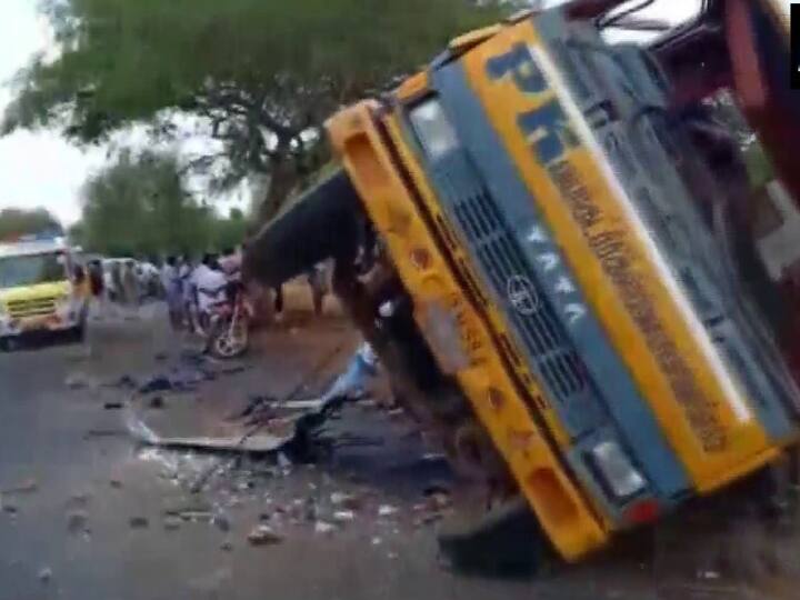 Tamil Nadu State Transport Bus Collided With Truck Near Thirumanjolai in  Sivaganga Cistrict Many Died And Injured Tamil Nadu Bus Accident: तमिलनाडु के शिवगंगा में भीषण हादसा, ट्रक से जा भिड़ी बस, तीन महिलाओं की मौत, सात लोग घायल