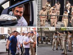 Security Beefed Up At Surat Court Ahead Of Rahul Gandhi’s Visit For Appeal In Defamation Case — IN PICS