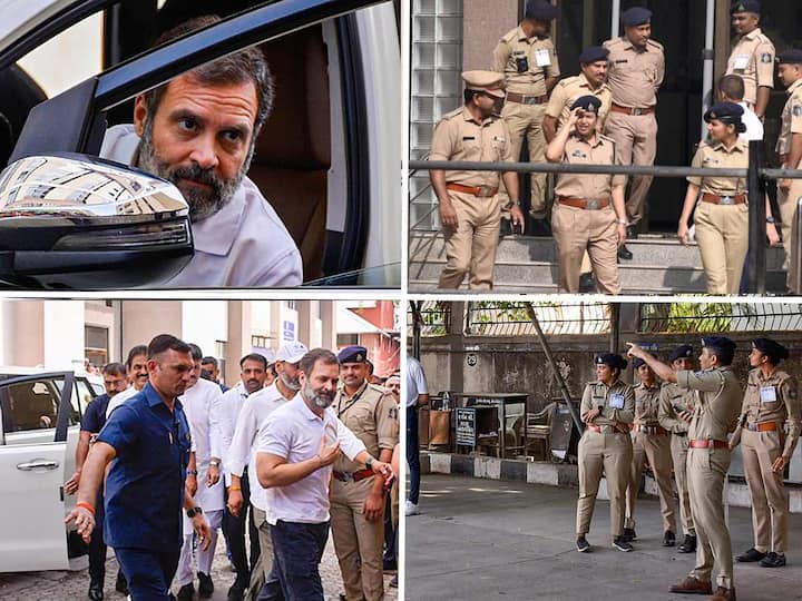 Tight security has been deployed outside a Surat Court ahead of Rahul Gandhi’s visit to appeal against his conviction in the criminal defamation case over his ‘Modi surname’ remark.