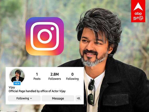 Vijay in instagram : 