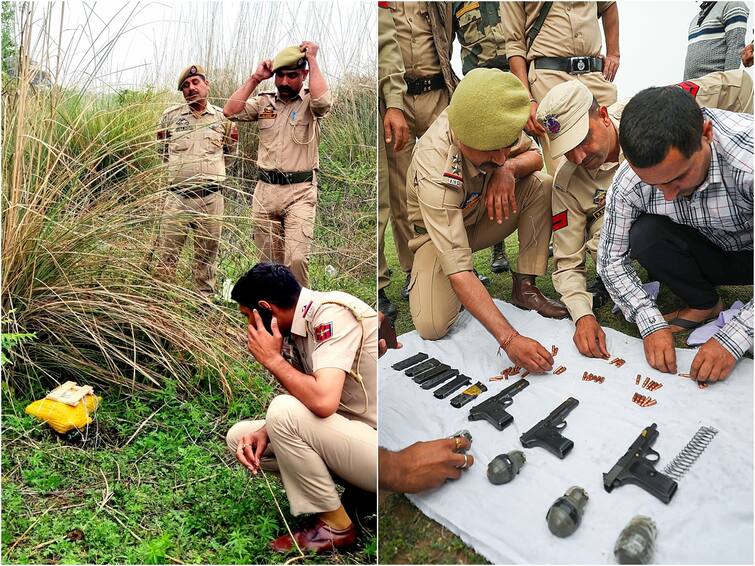 Jammu Kashmir News: Grenades, Pistols, Magazines Found In Package Suspected To Be Dropped By Drone In Samba Grenades, Pistols, Magazines Found In Package Suspected To Be Dropped By Drone In J-K's Samba