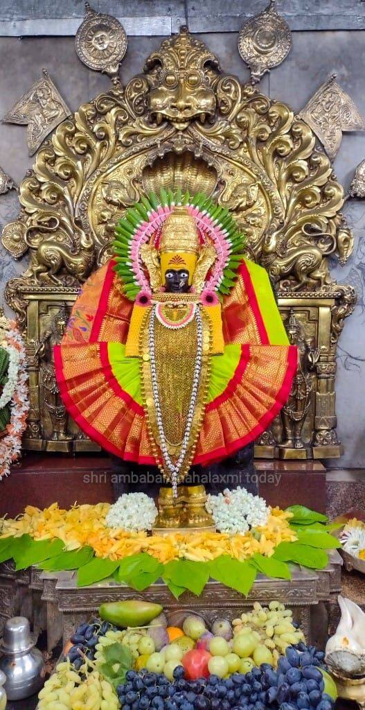 करवीर निवासिनी श्री अंबाबाईच्या रथोत्सवासाठी यंदा नव्याने बनविलेल्या लाकडी रथाची चाचणी घेण्यात आली.