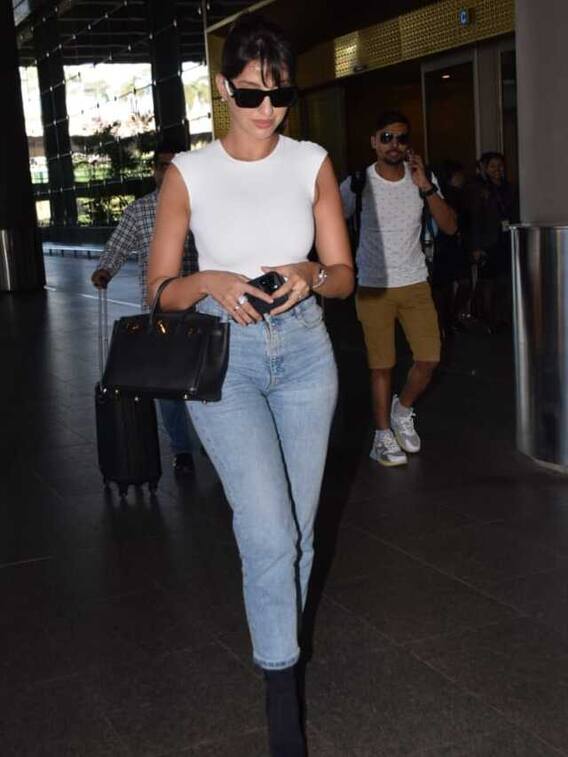 Nora Fatehi Channels Her Inner Diva As She Slays Latest Airport Look