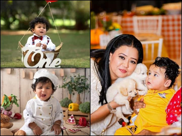 Bharti Singh Son Golla First Birthday: कॉमेडियन भारती सिंह और हर्ष लिंबाचिया के बेटे गोला उर्फ लक्ष्य का 3 अप्रैल 2023 को पहला बर्थडे है. इस खास मौके पर कॉमेडियन ने लाडले की तस्वीरें शेयर की हैं.