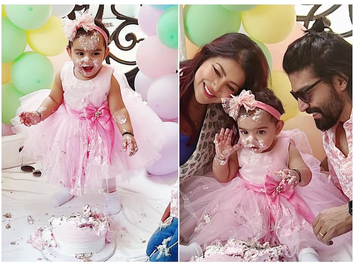 Television couple Gurmeet Choudhary and Debina Bonnerjee are celebrating the first birthday of their elder daughter Lianna Choudhary, today.