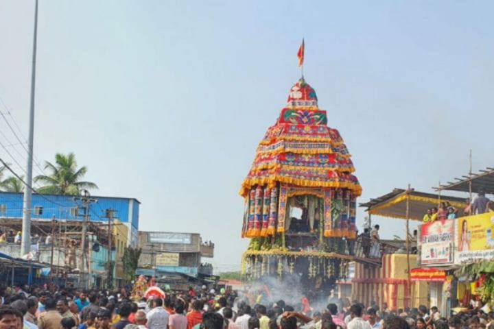 சமயபுரம் மாரியம்மன் கோவில் சித்திரை தேர் திருவிழா தேரோட்டம் தேதி அறிவிப்பு