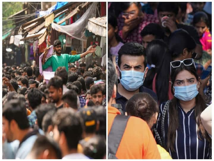 People flocked to the famous Delhi market of Sarojini Nagar on Monday amid a spike in the number of covid cases in the national capital. Check out the pictures here.