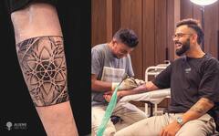 Virat Kohli New Tattoo : विराट कोहलीचा अध्यत्माला जोडणारा नवा  टॅटू...