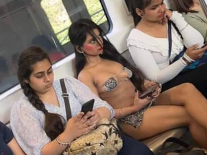  Delhi Metro Girl: दिल्ली मेट्रो में दिखीं 'उर्फी जावेद', लोगों के उड़ गए होश, आप भी देखें अनदेखी तस्वीरें