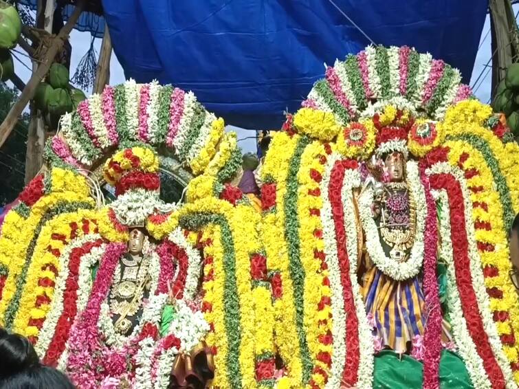 Mayiladuthurai Muvalura Markakasakaya Swamy Temple car festival TNN மூவலூர் மார்க்கசகாய சுவாமி கோயில் தேரோட்டம் -  திரளான பக்தர்கள் வடம் பிடிப்பு