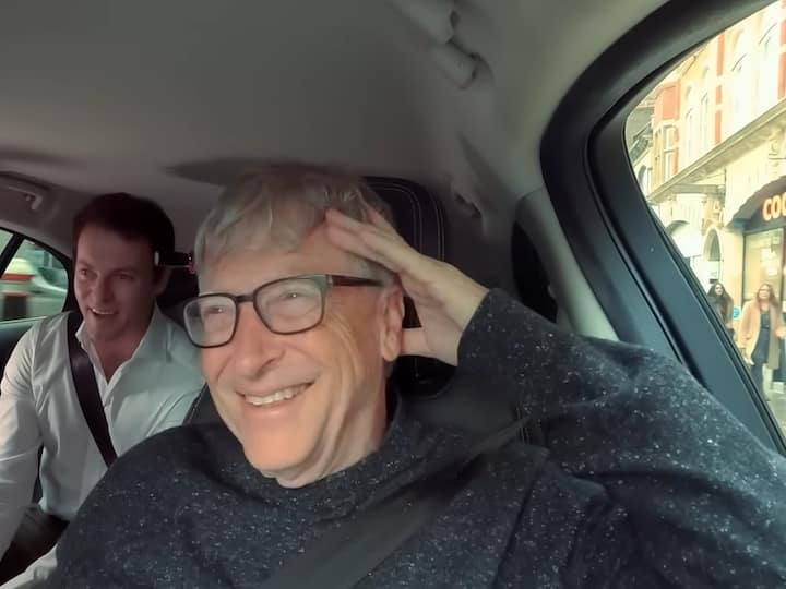 Bill Gates takes ride in self-driving car calls experience ‘bit surreal’ Bill Gates: కలయా నిజమా డ్రైవర్ లేని కారు మహిమా, అంటూ పాడుకున్న బిల్ గేట్స్