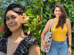 Mrunal Thakur: ‘நம்ம சீதாவா இது..’ பரபரப்பாக போட்டோக்கள் பதிவிட்டு பரவசப்படுத்திய மிருணாள்!