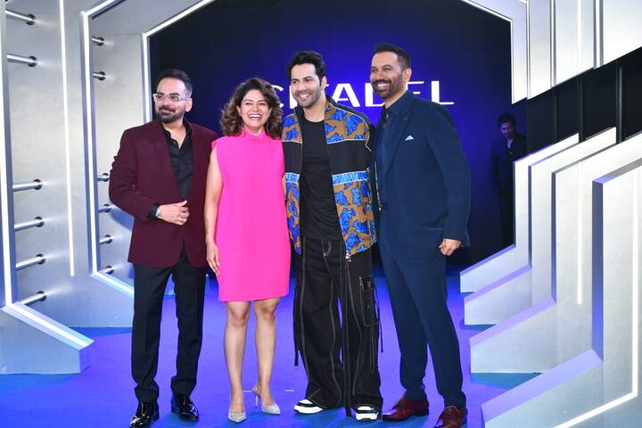 Adding even more glamour to the night, lead actor of the untitled Indian installment of the Citadel universe – Varun Dhawan, creators – Raj, and DK, and writer – Sita R. Menon, also graced the event.