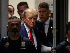 Trump Appears Before Manhattan Court Over Hush-Money Case Amid Tight Security— IN PICS